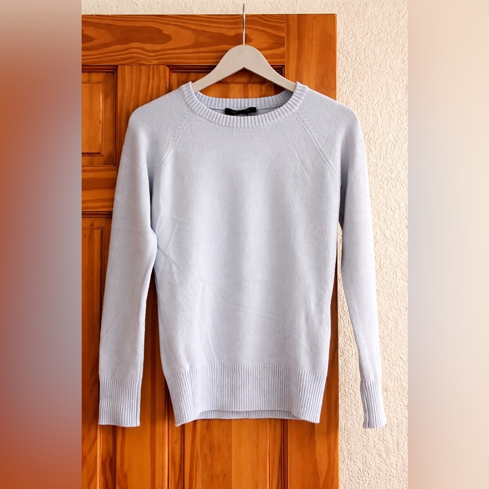 French Connection Pale Blue Crewneck Sweater